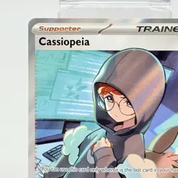 Pokemon SV Shrouded Fable Trainer Cassiopeia 86/64 Ultra Rare Full Art Card NM - Image 2