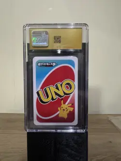 CGC Pristine 10 Mewtwo Pokemon Pocket UNO Yellow #9 (Japanese, 2021) - Image 2