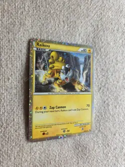 Raikou HGSS19 Promo 2010 Shiny Raikou Holo Heartgold Soulsilver Pokemon Tcg [LP] - Image 3