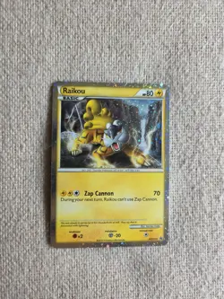 Raikou HGSS19 Promo 2010 Shiny Raikou Holo Heartgold Soulsilver Pokemon Tcg [LP] - Image 4