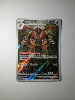 Kingambit 220/198 Illustration Rare Scarlet & Violet Pokemon NM - Image 1