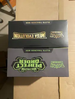 1x Pokemon Tcg Mega Evolution Lucario And 1x Perfect Order Elite Trainer Box - Image 3