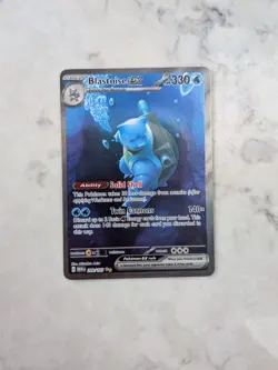 Pokemon Blastoise ex 200/165 SIR Scarlet & Violet 151 Full Art Holo NM - Image 1