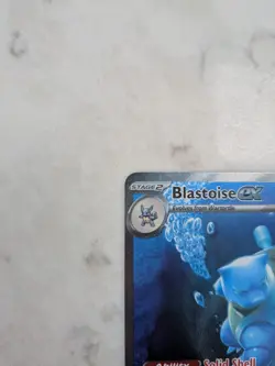 Pokemon Blastoise ex 200/165 SIR Scarlet & Violet 151 Full Art Holo NM - Image 4