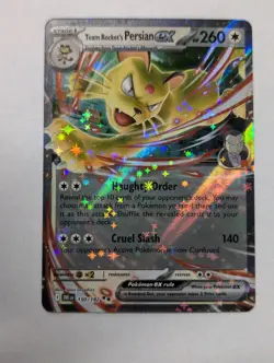 Team Rocket's Persian ex 150/182 Sv10: Destined Rivals Holo Pokemon TCG NM - Image 1
