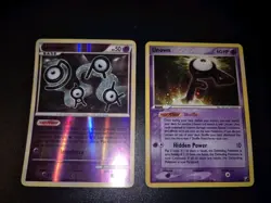Pokemon - Lotto 2 Unown - Unseen Forces Holo - HS Undaunted Reverse - Image 1