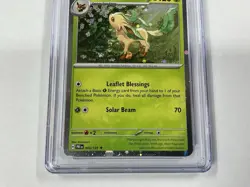 2025 Pokemon Prismatic Evolutions #005/131 Leafeon Costco Exclusive CGC 10 - Image 2