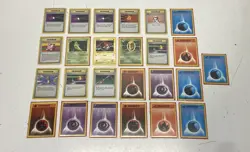 1999 Pokemon Base Set Unlimited Non Holo Trading Card Bundle (Set Of 25) - Image 1