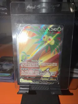 Pokemon TCG Alolan Exeggutor v Full Art Holo Ultra Rare Card Pokemon Go 071/078 - Image 1