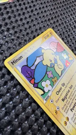 MINUN POP Series 3 Set POKEMON Holo 2006 Trading Card 4/17 TCG - Image 5
