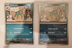 Pokemon TCG Garbodor Card 60/86 White Flare Common & Reverse Holo Near MINT - Image 1