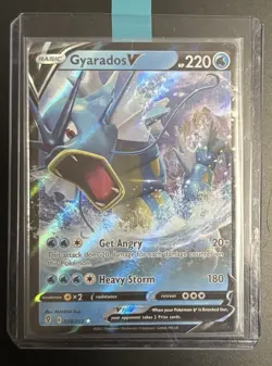 Pokemon Gyarados V 028/203 Holo Ultra Rare SWSH Evolving Skies Card TCG NM/M - Image 3