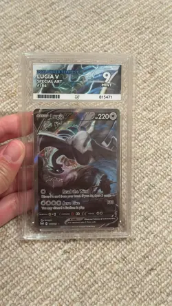 ACE 9 Lugia V 186/195 Silver Tempest Alt Art Pokemon Card MINT - Image 1
