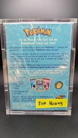 Pokemon Theme Deck *Psych Out* Factory Sealed with acylic box - Image 2
