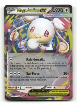 Mega Audino ex 172/217 - Ascended Heroes - Pokemon Card NM/M - Image 1