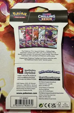 Pokemon TCG, Chilling Reign Sleeved Booster Pack, Sealed - Image 2