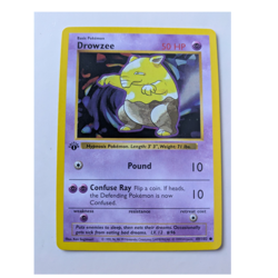 Drowzee Shadowless 1st edition 49/102 Pokemon Card - Image 1