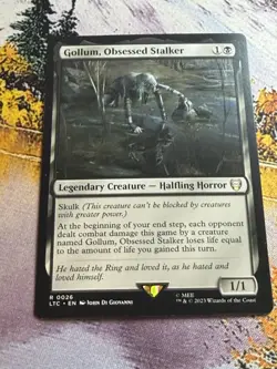 Gollum, Obsessed Stalker -#26-Commander: LOTR- Tales of Middle-earth-Regular-NM - Image 1