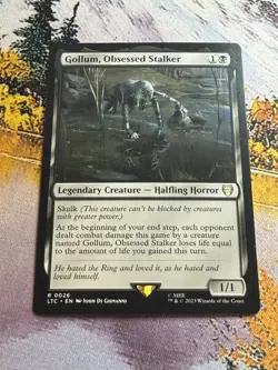 Gollum, Obsessed Stalker -#26-Commander: LOTR- Tales of Middle-earth-Regular-NM - Image 2