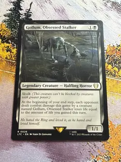 Gollum, Obsessed Stalker -#26-Commander: LOTR- Tales of Middle-earth-Regular-NM - Image 4