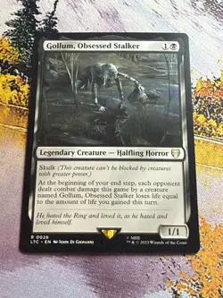 Gollum, Obsessed Stalker -#26-Commander: LOTR- Tales of Middle-earth-Regular-NM - Image 5
