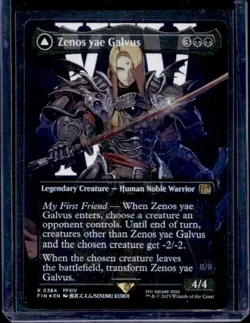 MTG - Zenos yae Galvus - FOIL Borderless - Final Fantasy - FIN 0384 - Image 1