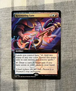 Resonating Lute (Extended Art) Secrets of Strixhaven Regular - Image 1