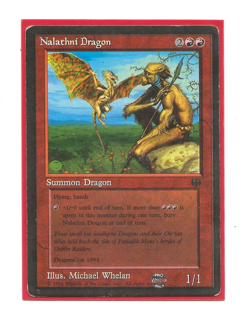NALATHNI DRAGON Magic DragonCon PROMO 1994 MTG VG / MP - Image 1
