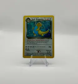 Pokemon Dark Dragonite 5/82 Team Rocket Holo Unlimited Pokemon Vintage TCG - LP - Image 2