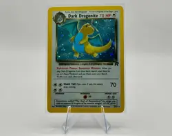 Pokemon Dark Dragonite 5/82 Team Rocket Holo Unlimited Pokemon Vintage TCG - LP - Image 3