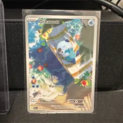 Pokemon Oshawott Full Art Holo Illustration Rare Sv: White Flare 105/086 HP 70 - Image 1