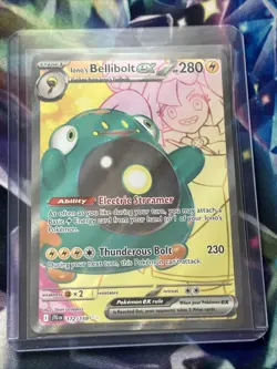 2025 Pokemon SV Journey Together Iono's Bellibolt ex #172/159 TCG Card - Image 1