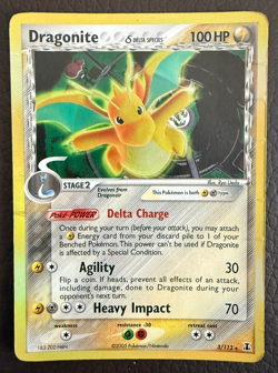 Pokemon Dragonite Card - EX Delta Species 3/113 Holo Rare 2005 - Image 1