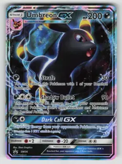 Umbreon GX - SM36 Holo Promo Sun & Moon Promo Pokemon Lightly Played - Image 1