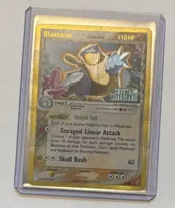Pokemon TCG Blastoise Delta Holo Rare Card Crystal Guardians 2/100 - Image 1