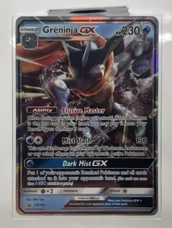 Pokemon TCG Greninja GX SM197 Sun & Moon Promo Holo -NM - Image 1