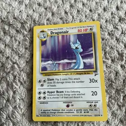 Pokemon Card Dragonair 22/130 Bast Set 2 Non Holo Rare WOTC LP EXCELLENT - Image 1