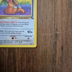 Dragonite (R) 19/62 Pokemon Non-Holo Fossil Vintage Wizards Era Pokemon TCG - Image 5