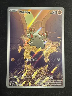 Phanphy Illustration Rare Surging Sparks Pokemon 2024 205/191 - Image 1