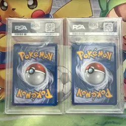 2010 Pokemon HG & SS Undaunted Kyogre & Groudon LEGEND SET 87 & 88 PSA 8 - Image 2