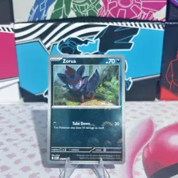 Pokemon - Zorua 61/86 White Flare Reverse Holo Pokeball NM - Image 1