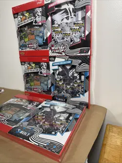 Sams Club's Pokemon Black Bolt & White Flare Poster Binder Booster Box Lot Of 3 - Image 3