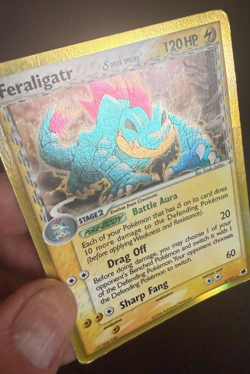 Pokemon Feraligatr (Delta Species) 2/101 Dragon Frontiers Reverse Holo - 2006 - Image 2