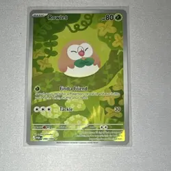 Pokemon Rowlet Illustration Rare 090/088 Perfect Order - Image 1