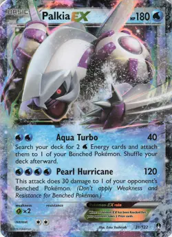 Palkia EX 31/122 Ultra Rare Holo XY - BREAKpoint LP Pokemon - Image 1