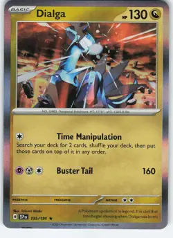Dialga 135/191 Rare Holo SV08: Surging Sparks NM Pokemon - Image 1