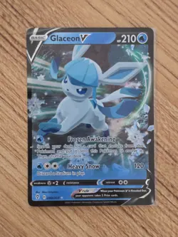 Pokemon TCG Glaceon V Evolving Skies 040/203 Holo Ultra Rare - Image 1