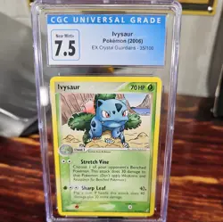 2006 IVYSAUR EX CRYSTAL GUARDIANS #35/100 POKEMON CGC 7.5 - Image 1