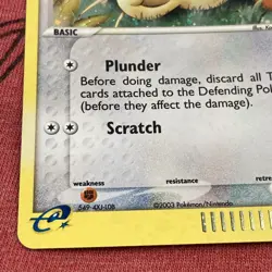 Pokemon TCG - Meowth 2003 Promo E-reader Holo - Image 4