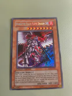 Horus The Black Flame Dragon LV8 EEN-ENSE Secret rare Limited Edition VLP - Image 2